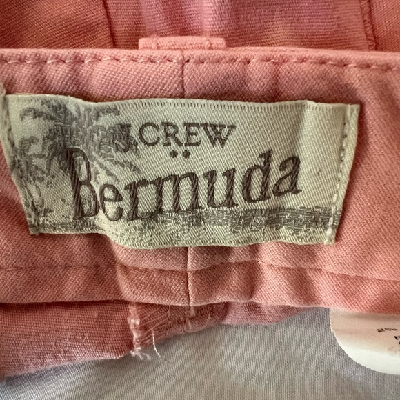 Women’s J. Crew Bermuda Shorts Cotton Salmon/peach/pink - Picture 5 of 5